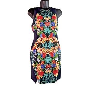 Keepsake The Label Dress Womens Midi Floral Office Business wear Career size S